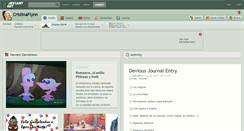 Desktop Screenshot of cristinaflynn.deviantart.com