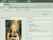 Tablet Screenshot of my-astucia.deviantart.com
