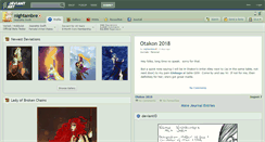 Desktop Screenshot of nightambre.deviantart.com