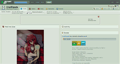Desktop Screenshot of cruelespada.deviantart.com