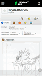 Mobile Screenshot of krysis-oblivion.deviantart.com