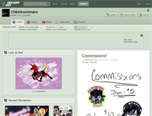 Tablet Screenshot of chibiorochimaru.deviantart.com