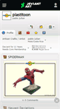 Mobile Screenshot of plastitoon.deviantart.com