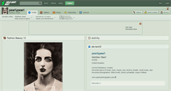 Desktop Screenshot of pearlypearl.deviantart.com