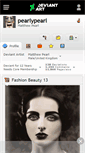 Mobile Screenshot of pearlypearl.deviantart.com
