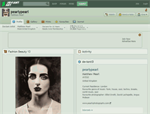Tablet Screenshot of pearlypearl.deviantart.com