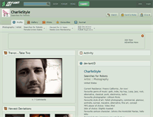 Tablet Screenshot of charliestyle.deviantart.com