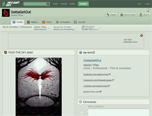 Tablet Screenshot of gottagetout.deviantart.com