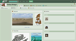 Desktop Screenshot of fantasy-biology.deviantart.com