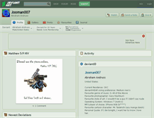 Tablet Screenshot of jooman007.deviantart.com