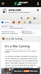 Mobile Screenshot of anna-nubi.deviantart.com