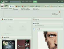 Tablet Screenshot of cncn.deviantart.com