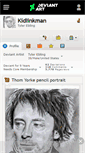Mobile Screenshot of kidlinkman.deviantart.com