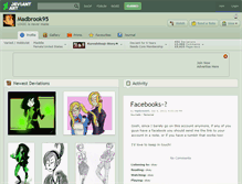 Tablet Screenshot of madbrook95.deviantart.com