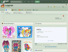 Tablet Screenshot of ludogiorgia.deviantart.com