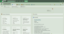 Desktop Screenshot of demigodxnina.deviantart.com