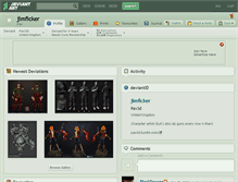 Tablet Screenshot of jimficker.deviantart.com