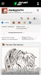 Mobile Screenshot of madapple94.deviantart.com