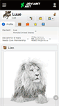 Mobile Screenshot of luue.deviantart.com
