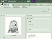Tablet Screenshot of luue.deviantart.com
