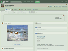 Tablet Screenshot of krystynagaik.deviantart.com