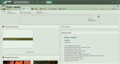 Desktop Screenshot of photo---maniac.deviantart.com