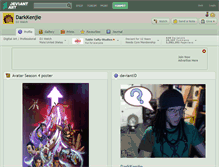 Tablet Screenshot of darkkenjie.deviantart.com