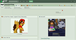 Desktop Screenshot of classicdarkwings.deviantart.com