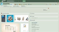 Desktop Screenshot of harwenzhang.deviantart.com