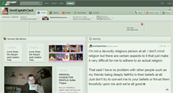 Desktop Screenshot of goodcaptainclack.deviantart.com