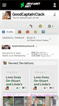 Mobile Screenshot of goodcaptainclack.deviantart.com