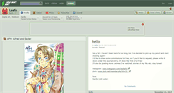 Desktop Screenshot of leafa.deviantart.com