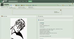 Desktop Screenshot of coramay.deviantart.com