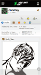 Mobile Screenshot of coramay.deviantart.com