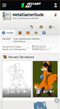 Mobile Screenshot of metalgamerdude.deviantart.com