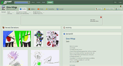 Desktop Screenshot of emo-wings.deviantart.com