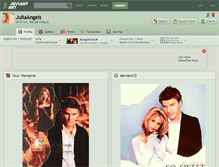 Tablet Screenshot of juliaangels.deviantart.com