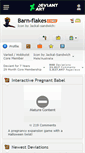Mobile Screenshot of barn-flakes.deviantart.com