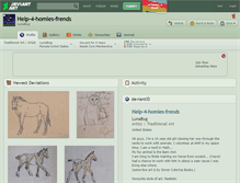 Tablet Screenshot of help-4-homles-frends.deviantart.com