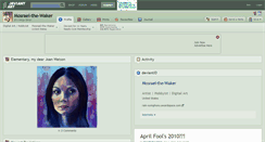 Desktop Screenshot of mosrael-the-waker.deviantart.com