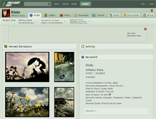 Tablet Screenshot of frixin.deviantart.com