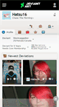 Mobile Screenshot of hatsu16.deviantart.com