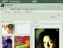 Tablet Screenshot of devine-truth.deviantart.com