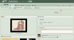 Desktop Screenshot of dun-kel.deviantart.com