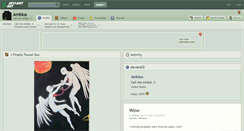 Desktop Screenshot of ambius.deviantart.com