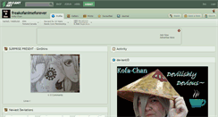 Desktop Screenshot of freakofanimeforever.deviantart.com