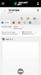 Mobile Screenshot of loverope.deviantart.com