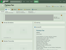 Tablet Screenshot of flantasy-flan.deviantart.com
