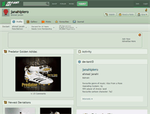 Tablet Screenshot of janahipiero.deviantart.com