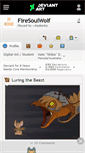 Mobile Screenshot of firesoulwolf.deviantart.com